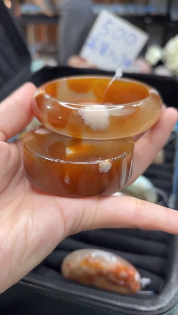未镶嵌手镯石英质玉C190(61圈赠送镯心)