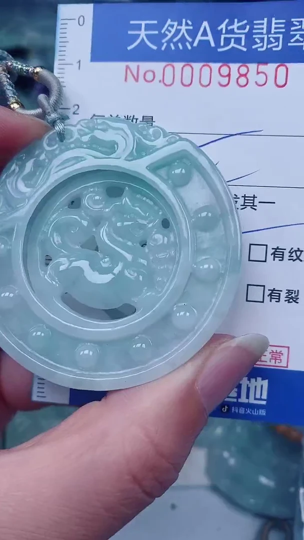 翡翠未镶嵌颈饰00009850
