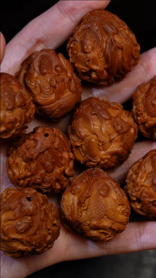 橄榄核手串/手链用****5宋水官2.9三十三观音