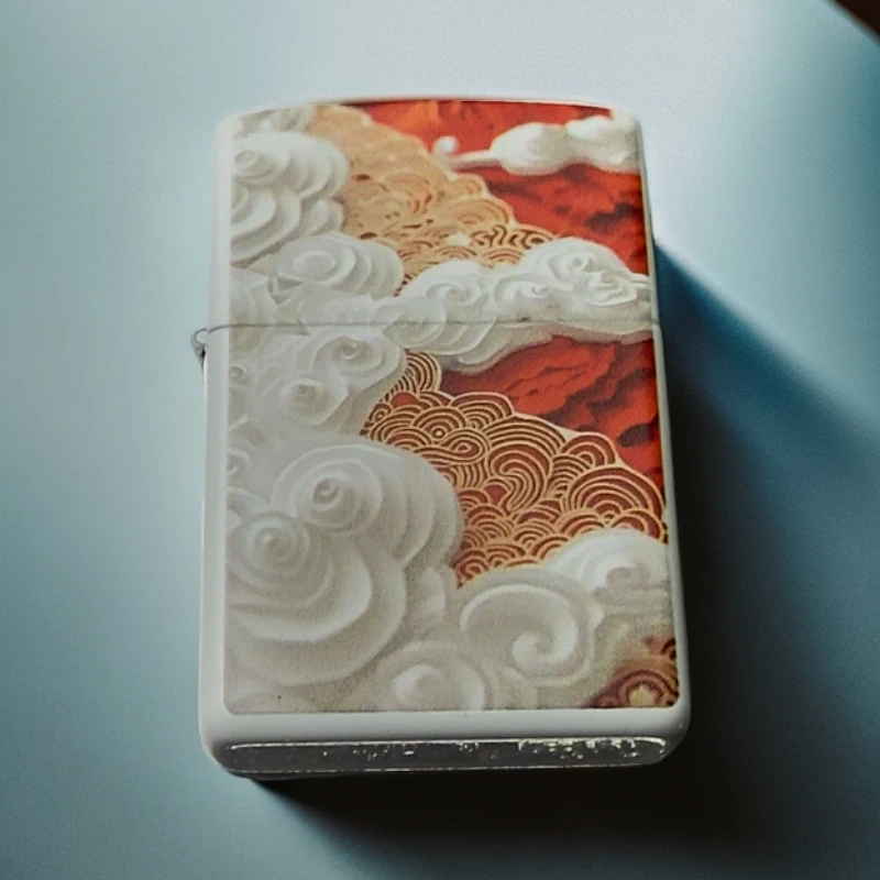 【彩印红祥云】精美动漫彩印红祥云打火机
