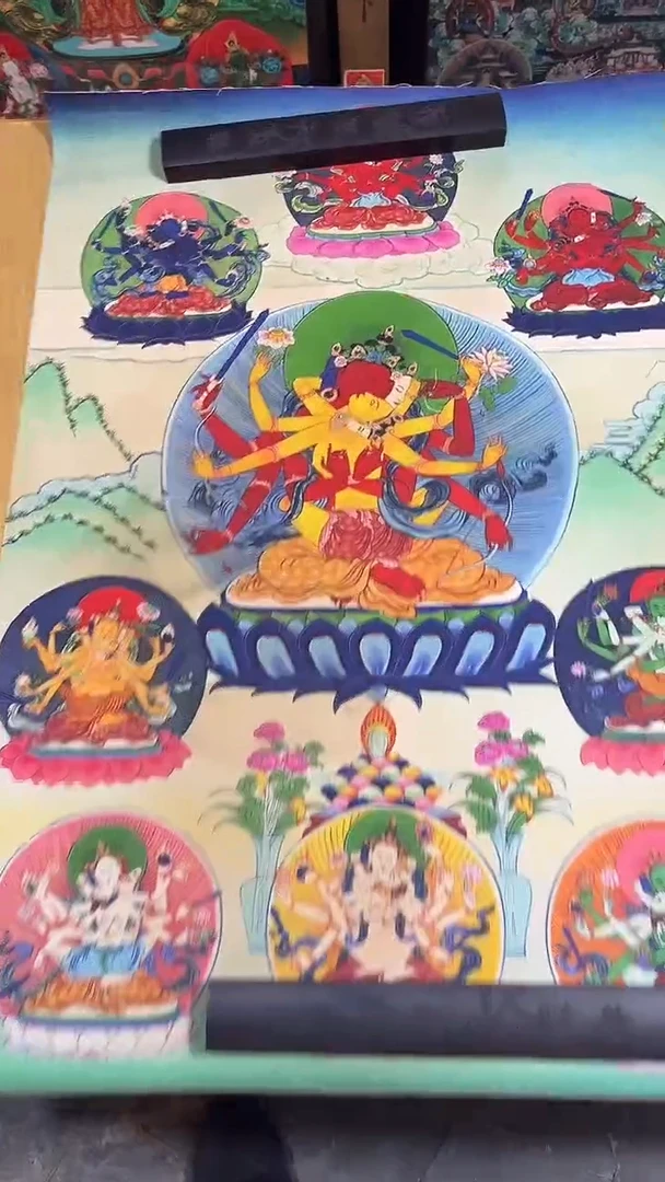 卷轴画卷轴唐卡商品