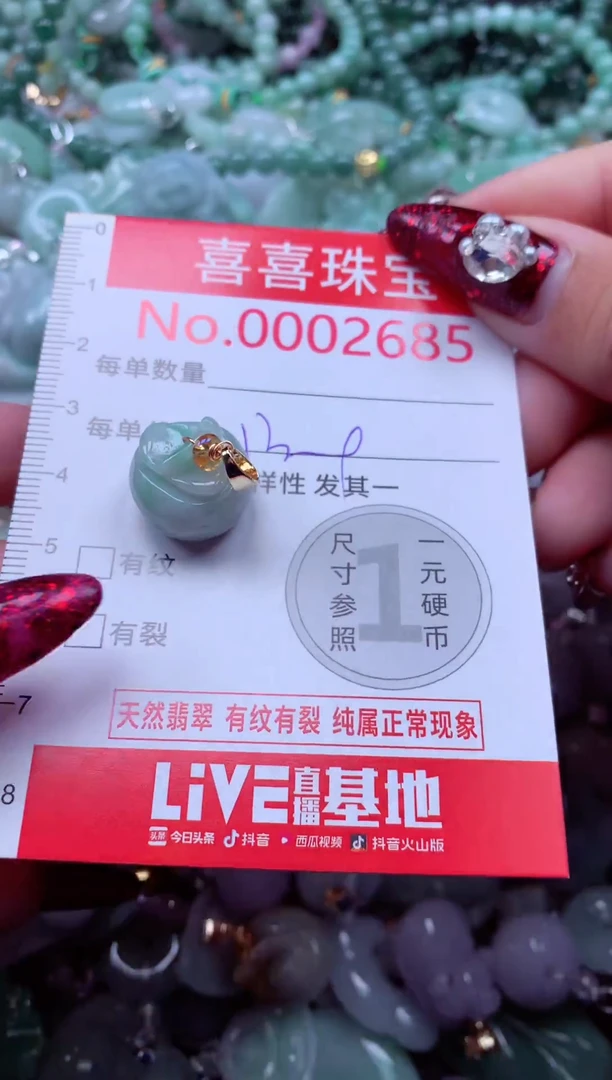 颈饰未镶嵌翡翠2685