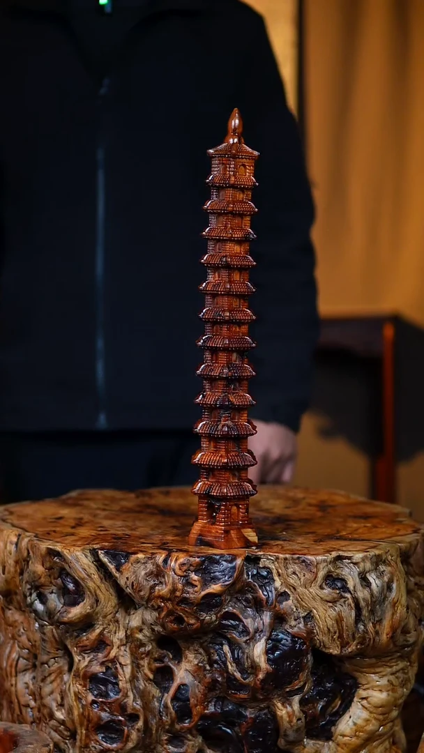 枣木百年雷击枣木文昌塔（高40）