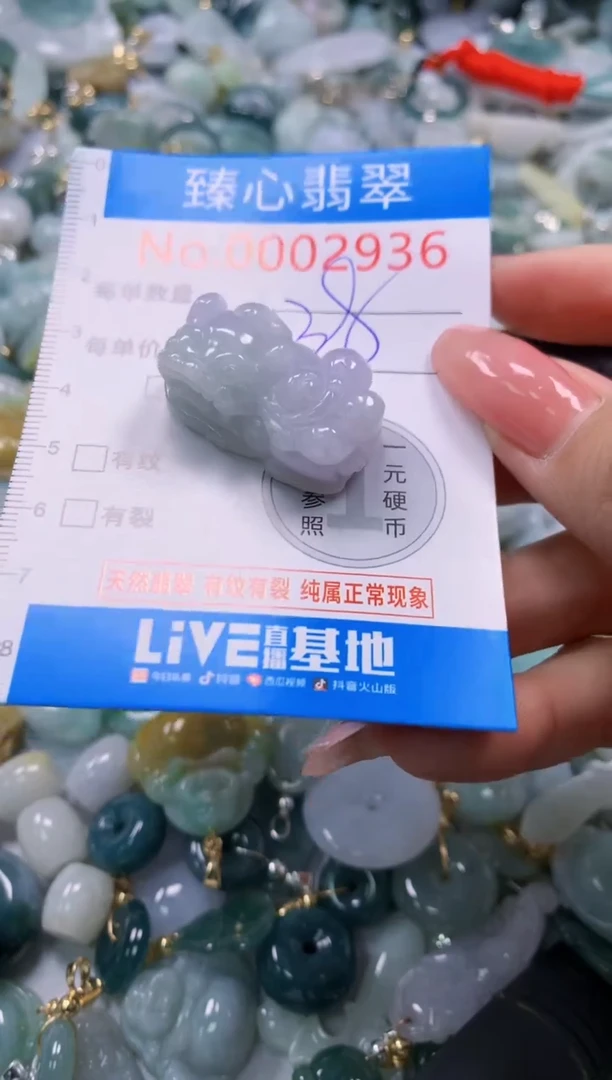 翡翠未镶嵌颈饰2936