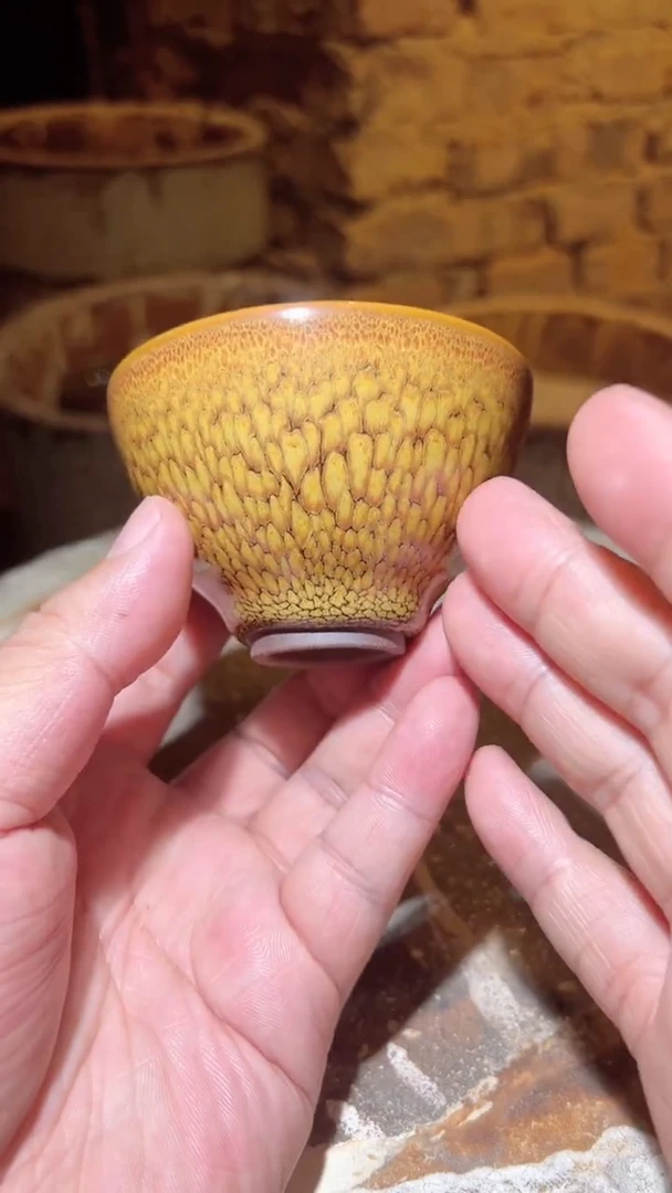 茶盏165金鹧鸪建盏主人杯 尊杯