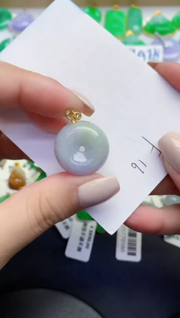 颈饰未镶嵌翡翠缅甸天然翡翠A货