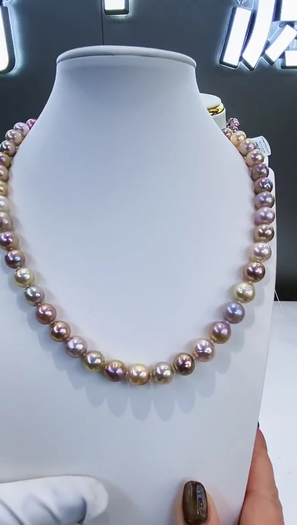 项链未镶嵌淡水珍珠Y淡水炫彩项链8-11