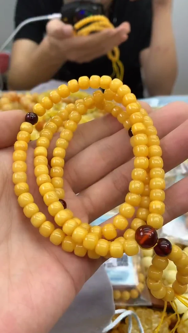 裸石蜜蜡未镶嵌链子