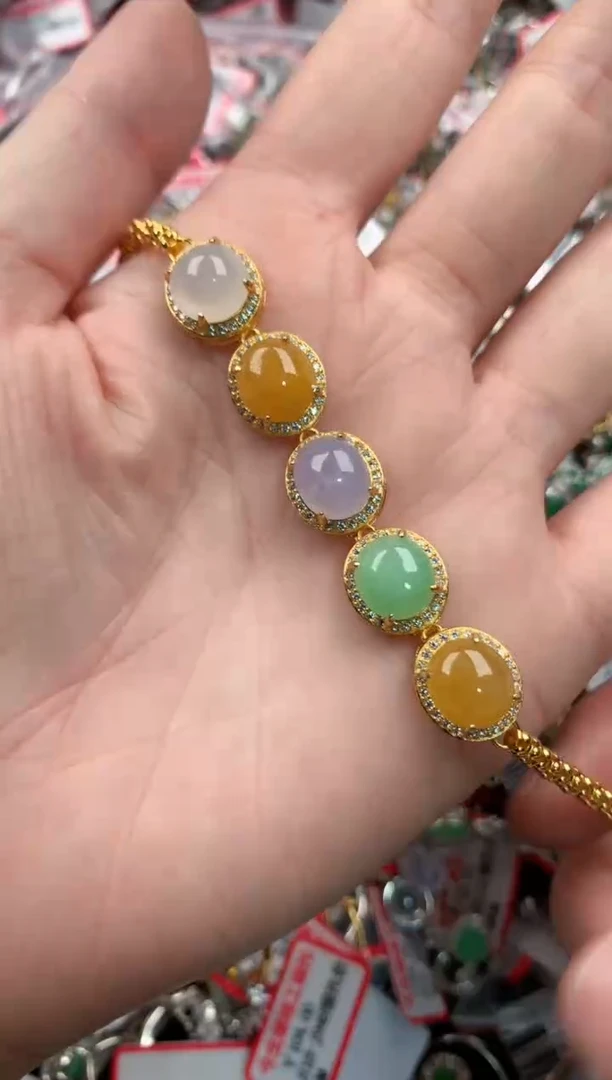 银S925镶嵌戒指翡翠4444      7