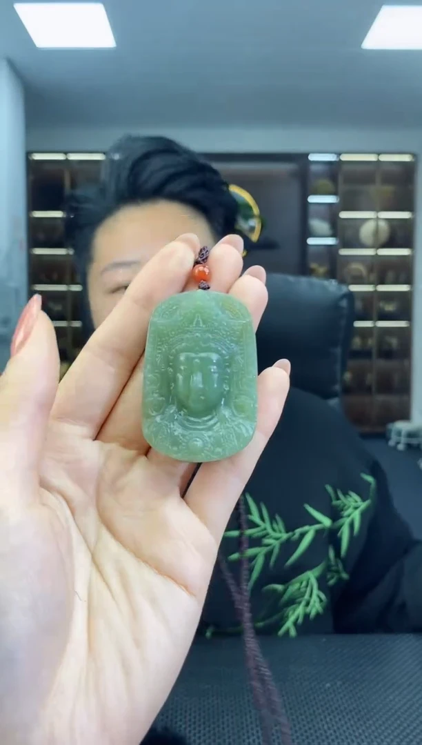 【闪购商品】和田玉颈饰未镶嵌佛首有糖花