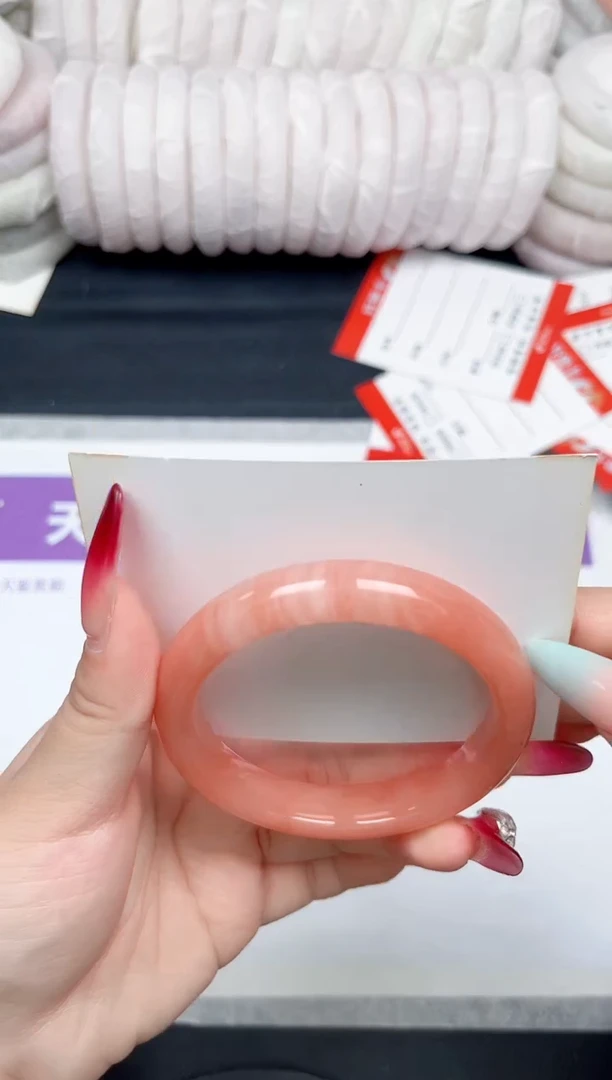 未镶嵌手镯石英质玉52-56