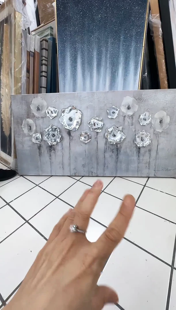 168现代艺术装饰画油画60cm*120cm