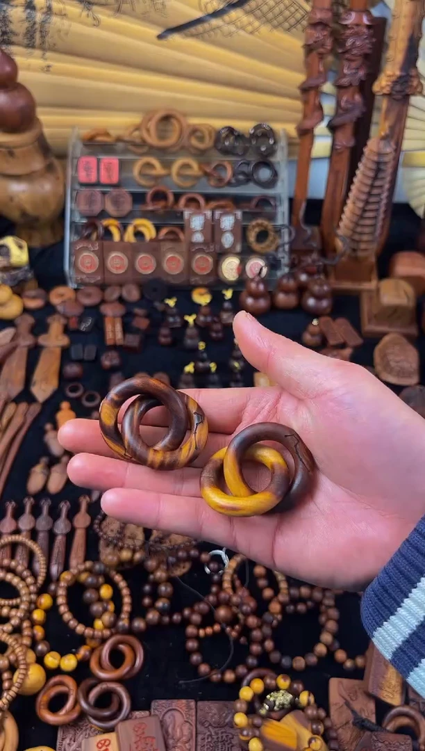 【闪购商品】枣木桃木小乾坤圈吊坠包邮到家