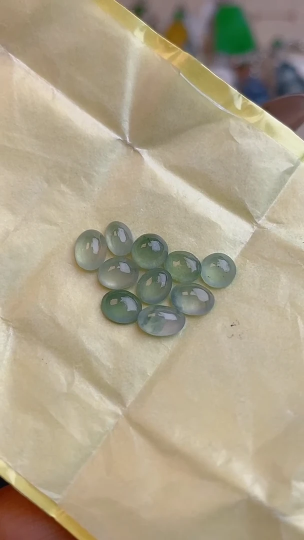 【闪购商品】翡翠耳饰未镶嵌天然A货翡翠14