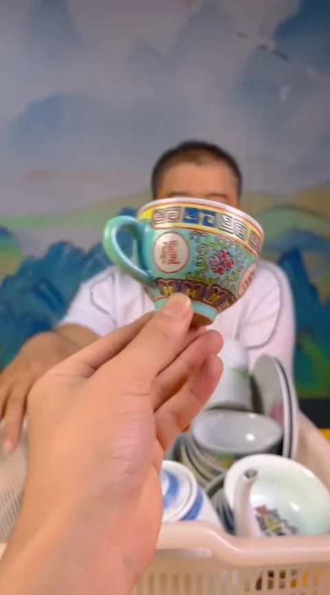 摆件景德镇陶瓷青花摆件6