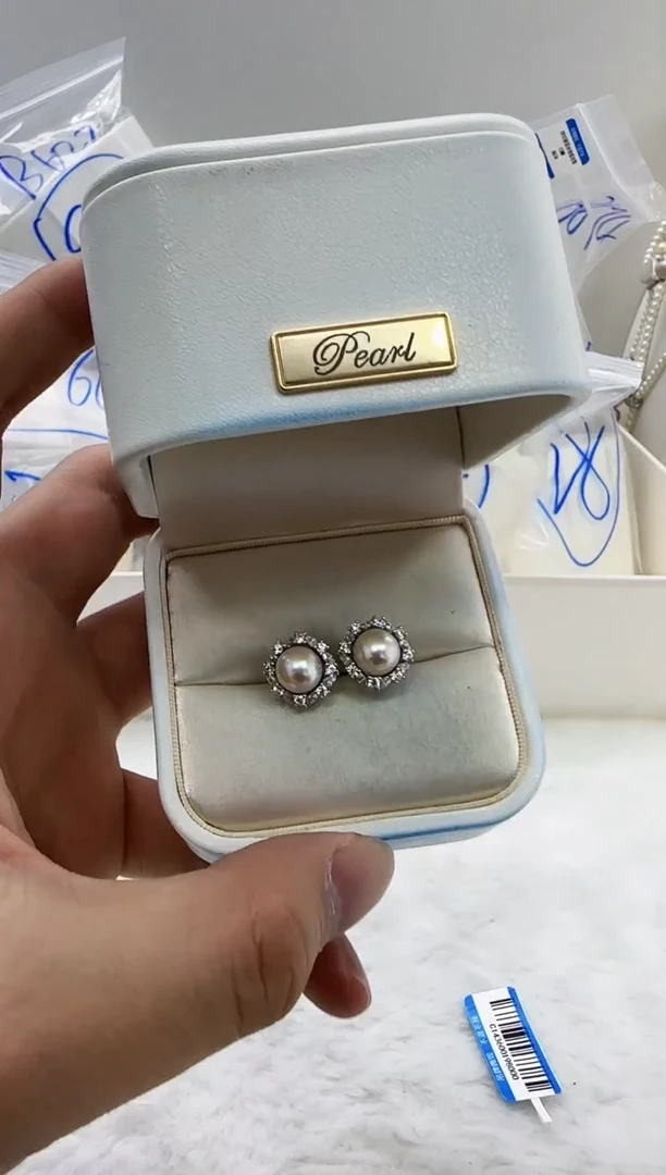 【闪购商品】海水珍珠DA银S925镶嵌c1436 耳饰8