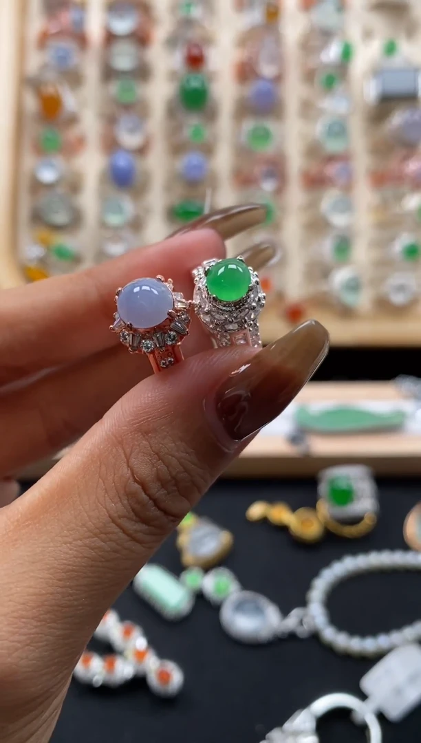 未镶嵌戒指翡翠缅甸天然a货翡翠