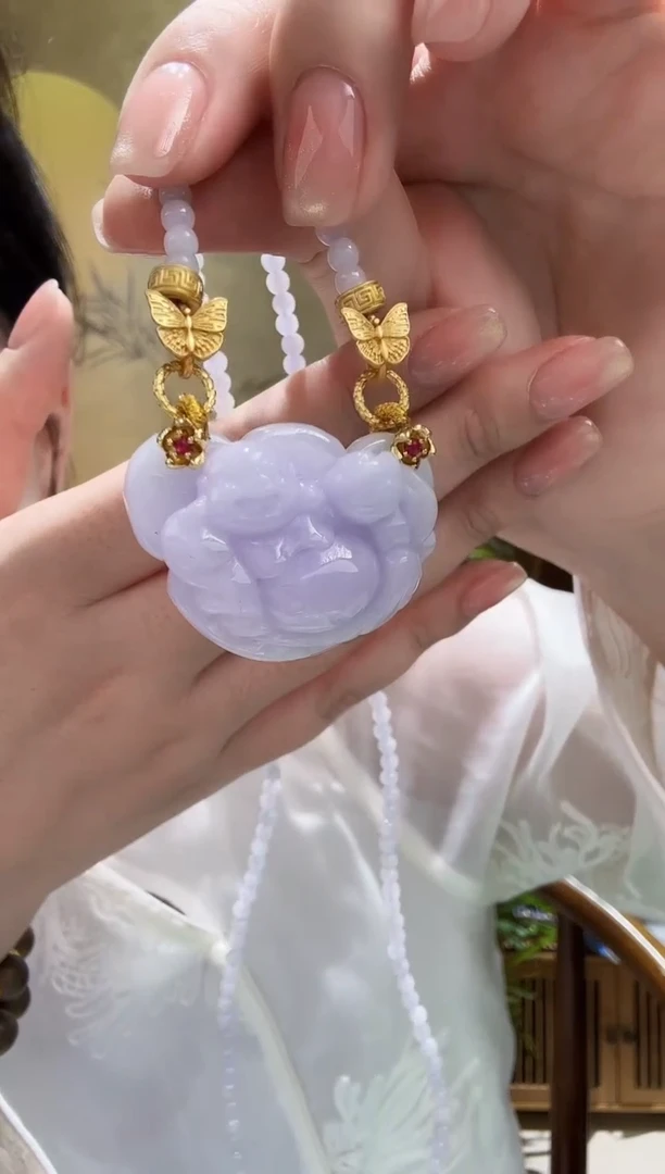 颈饰未镶嵌翡翠吊坠