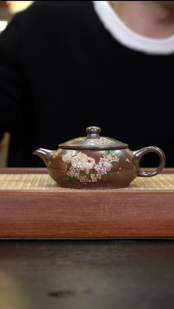 茶壶紫砂    柴 烧   明炉    200cc