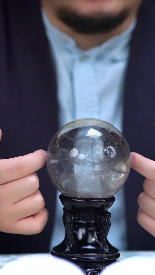 未镶嵌珠宝半成品水晶zz001 摆件 93mm