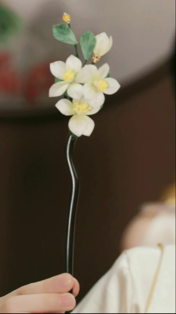 刺绣湘传礼纯手工发簪