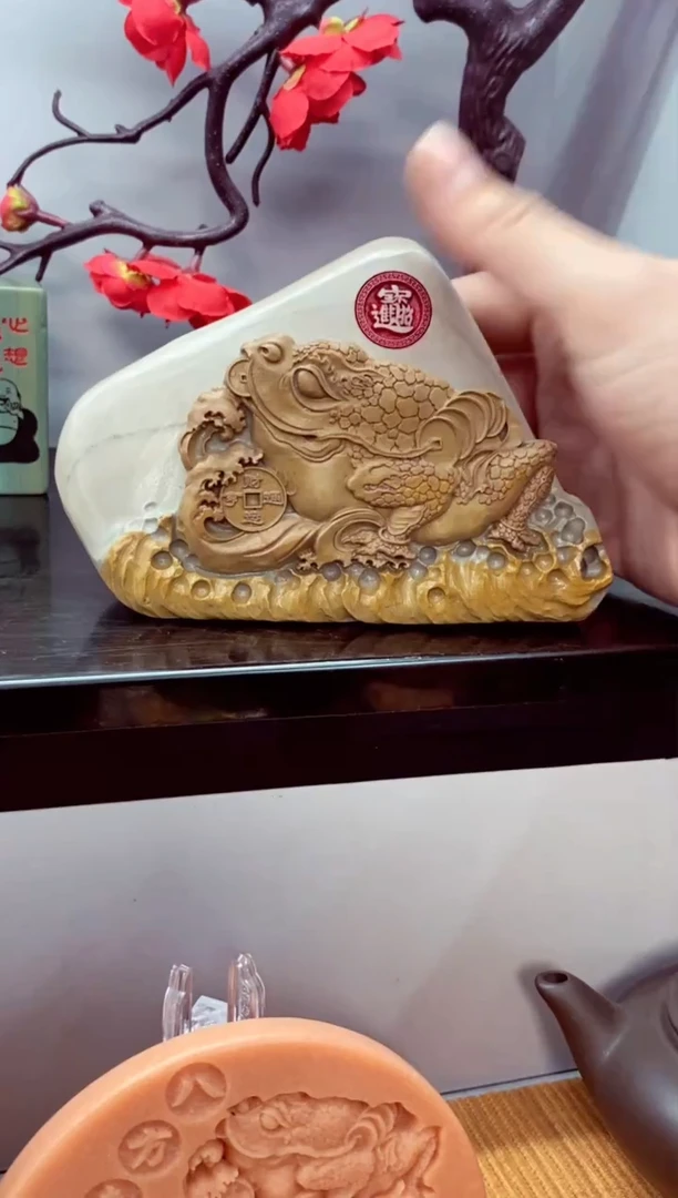 石材石头雕刻刻字摆件