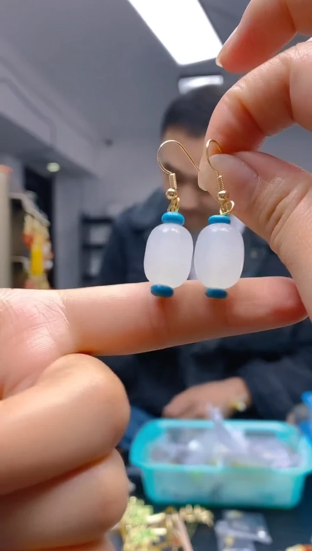 【闪购商品】玛瑙/玉髓耳饰合金077玛瑙饰品