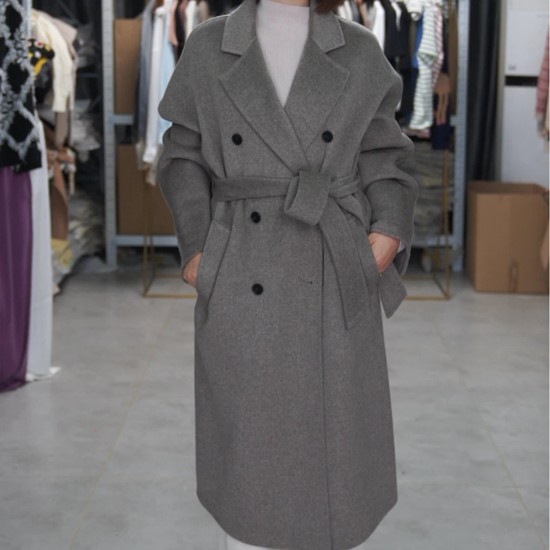 【绅秋专属双面呢大衣】100%纯山羊绒经典801女士大衣