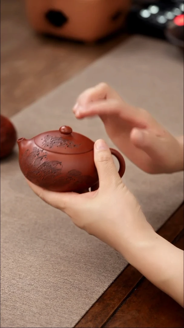 茶壶紫砂朱泥西施