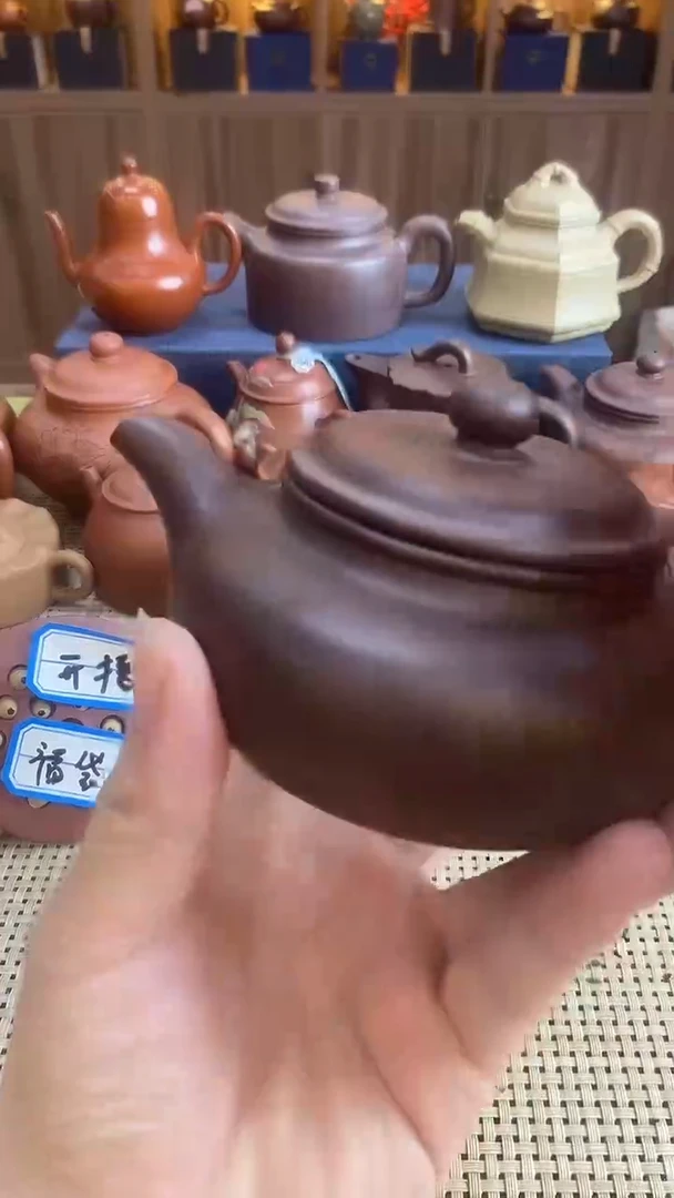 茶壶紫砂宽盖仿古紫砂