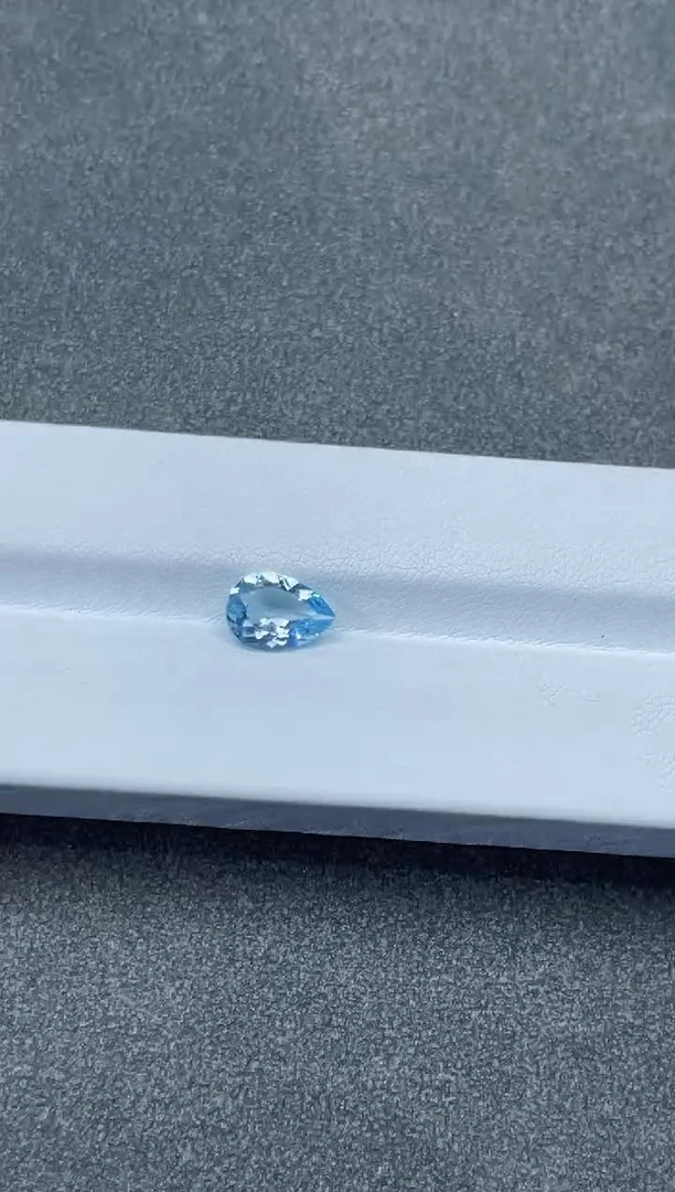 未镶嵌笔搁海蓝宝石天然裸石