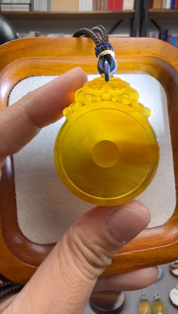 【闪购商品】琥珀颈饰未镶嵌福贝吊坠