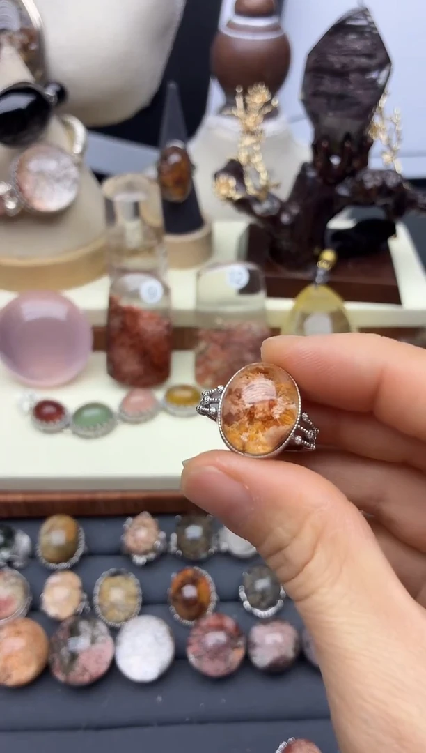 银S925镶嵌珠宝半成品紫晶栀***栀水晶水晶