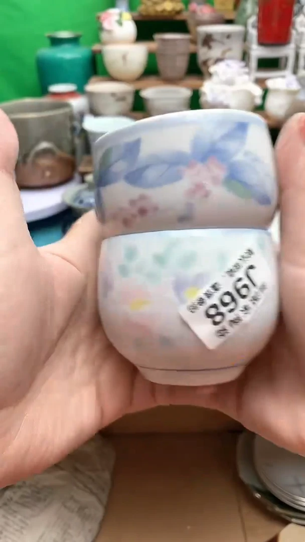 【闪购商品】盖碗海外回流瓷器