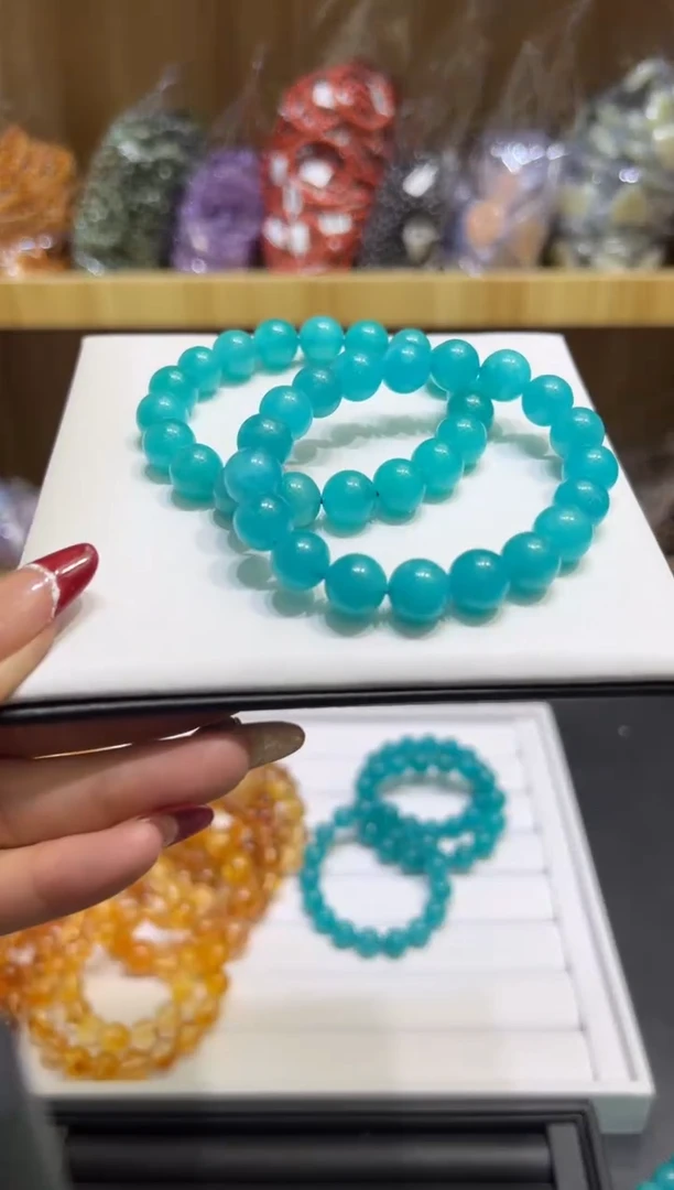 【闪购商品】天河石手链未镶嵌10mm天河石单圈默认微瑕介意勿拍