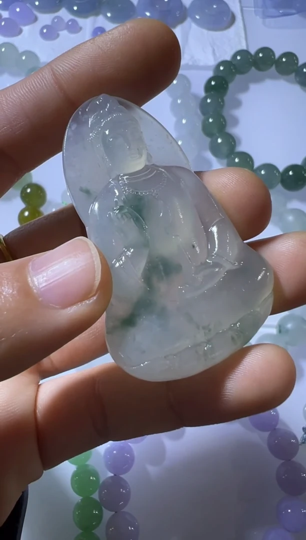 未镶嵌定制翡翠素衣