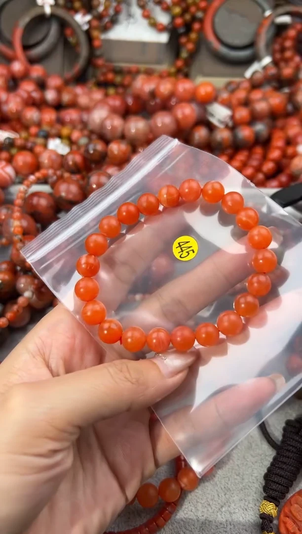 未镶嵌手串南红玛瑙9+