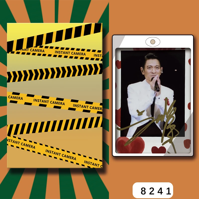 D8241【刘德华】 正品拍立得照片 爱心