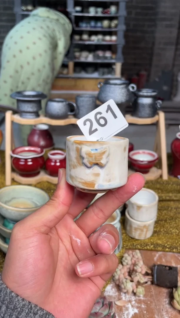 【闪购商品】摆件261知木小芳花盆直播编号