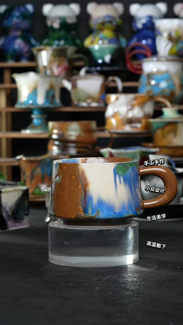 设计师款景德镇森涩手创陶瓷（食品级）206