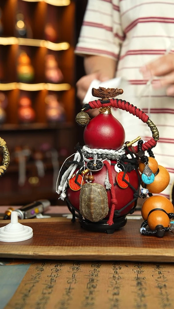 514号750ml左右非遗大漆酒葫芦