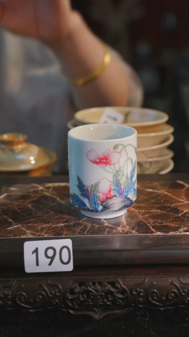 杯子等烟雨陶瓷手作主人杯190