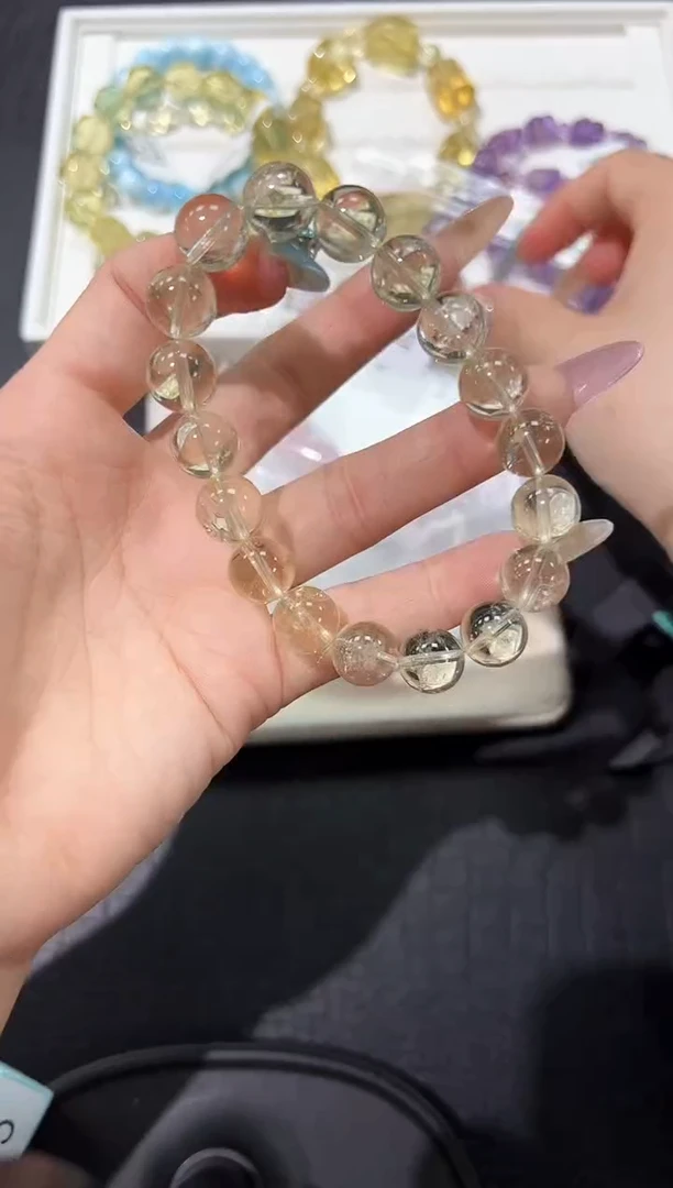 水晶手链未镶嵌95g多样性发其一【1条】默认微瑕