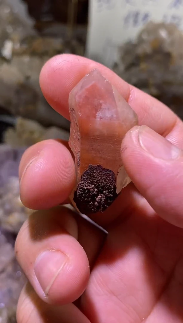 未镶嵌珠宝半成品水晶71号南非红幽灵