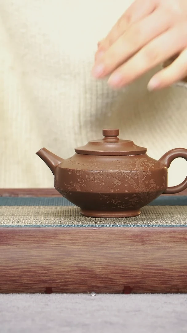 【闪购商品】紫砂茶壶底槽青 汉君