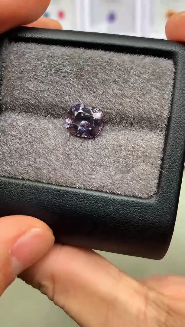 【闪购商品】定制尖晶石裸石未镶嵌枕型 星空色调尖晶石 3.33ct