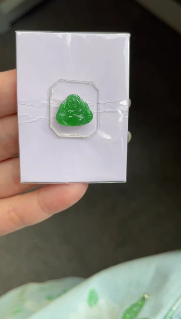未镶嵌定制翡翠11*13*2.8佛公