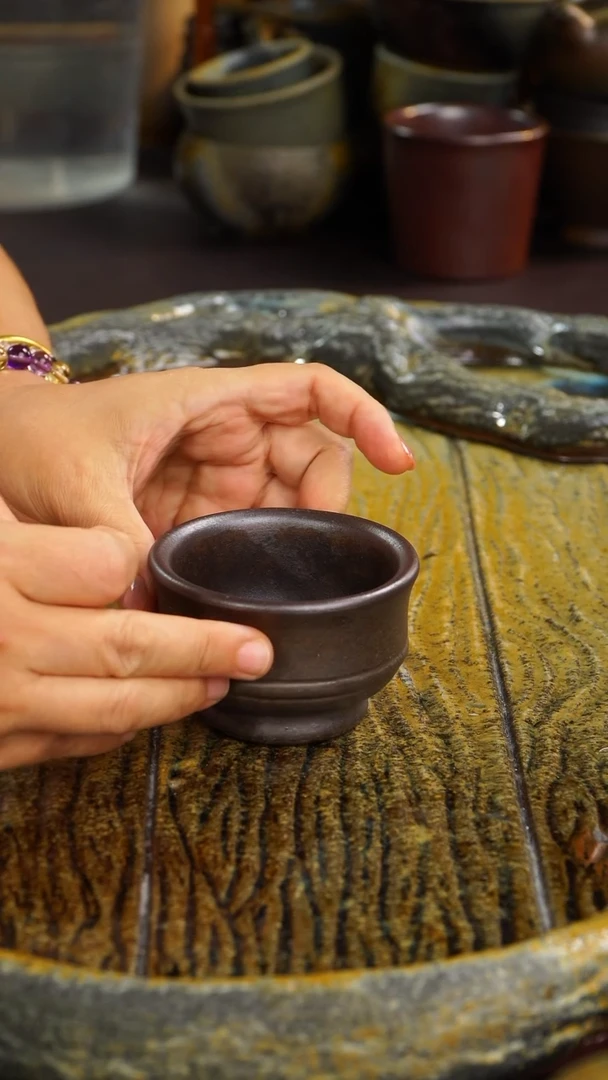 茶壶紫砂自然落灰柴烧紫砂作品