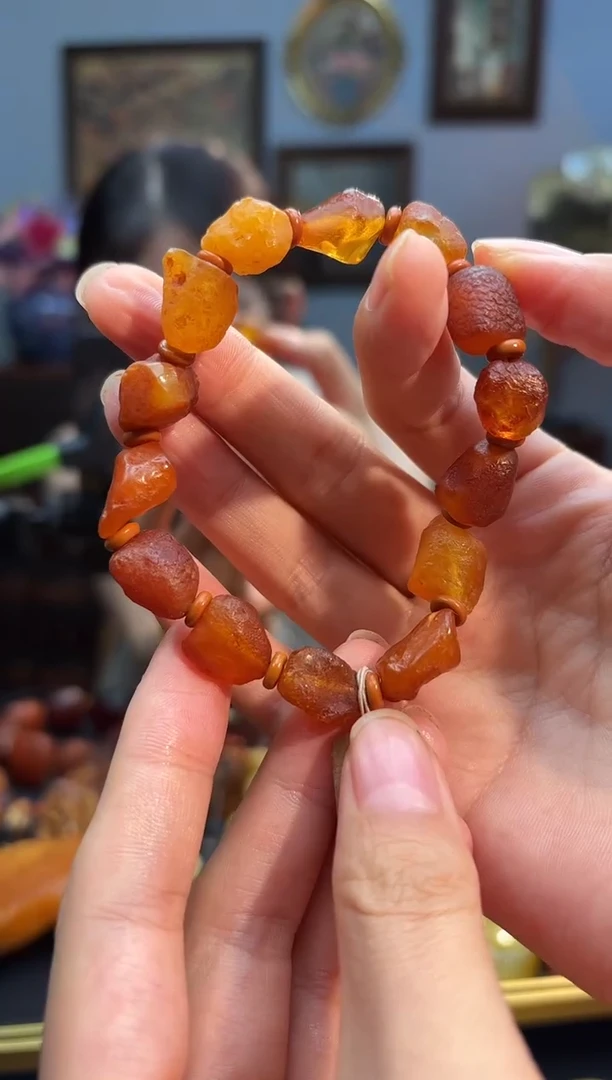 手串琥珀未镶嵌手串