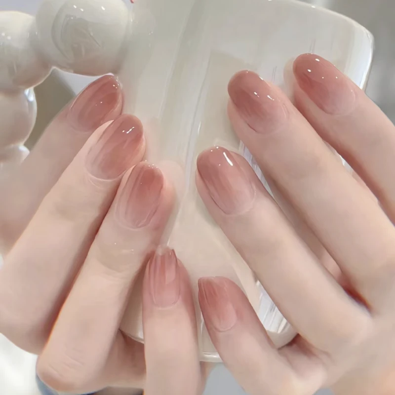 【过款链接】纯手工穿戴甲纯欲显白显嫩美甲贴片【默认微瑕NO退NO换】